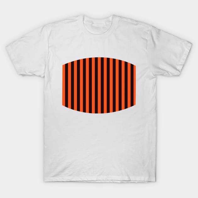 Halloween Stripes T-Shirt by KindlyHarlot